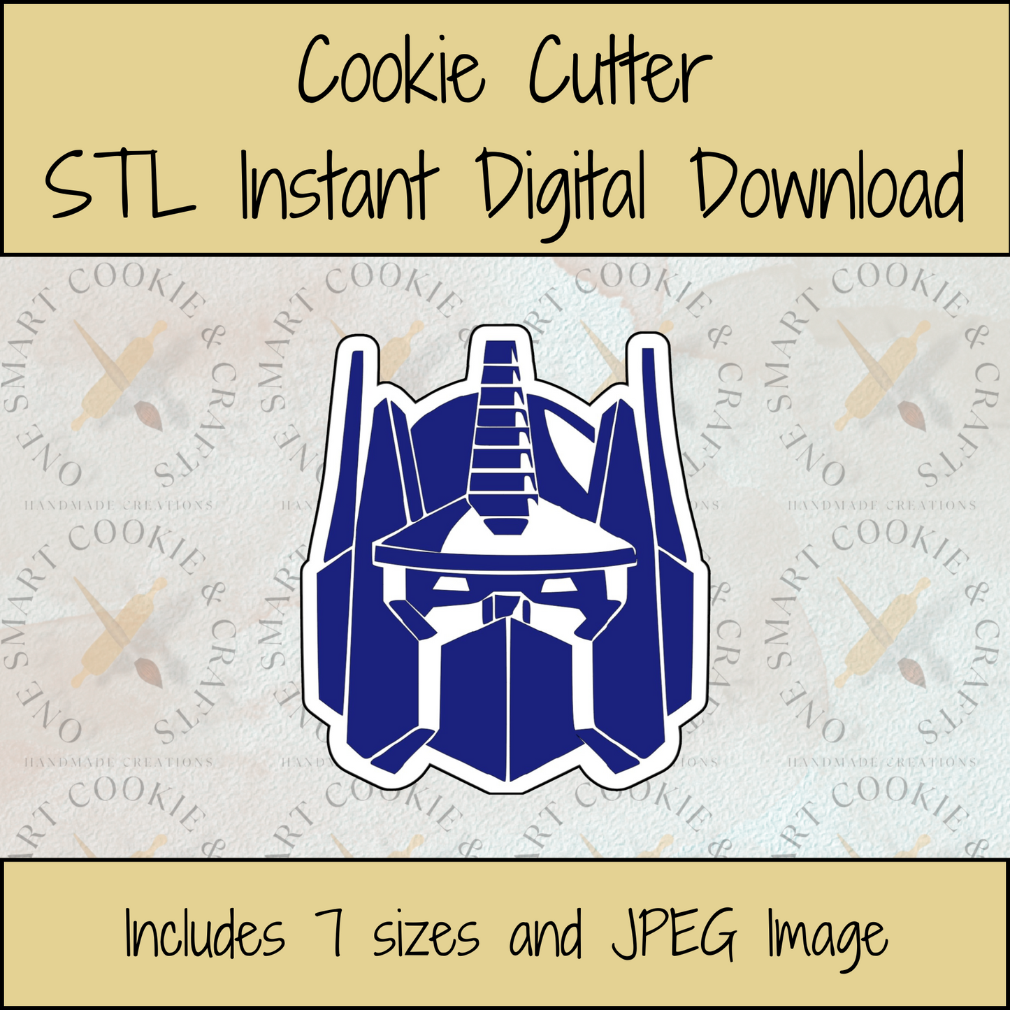 Robot Cookie Cutter STL File