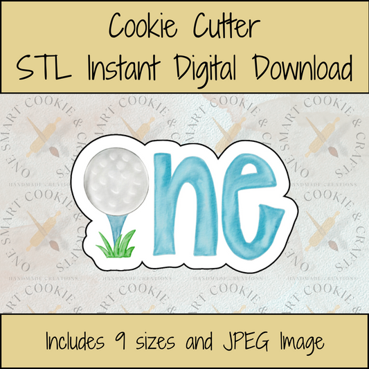 Hole in One Cookie Cutter STL File