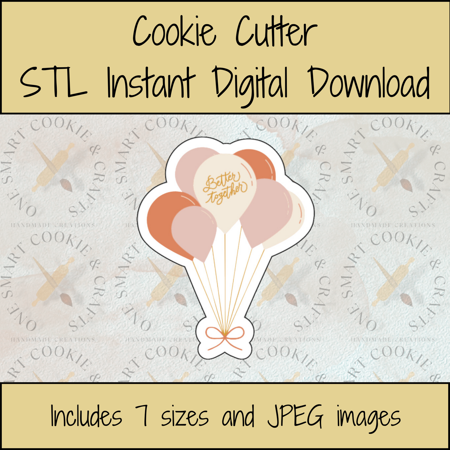 Balloon Cookie Cutter STL File