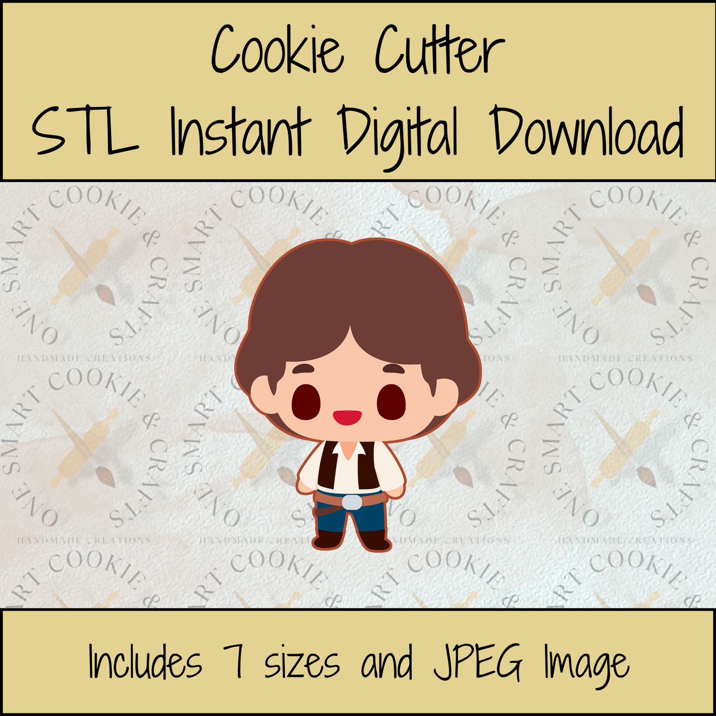 Space Hero Cookie Cutter STL File