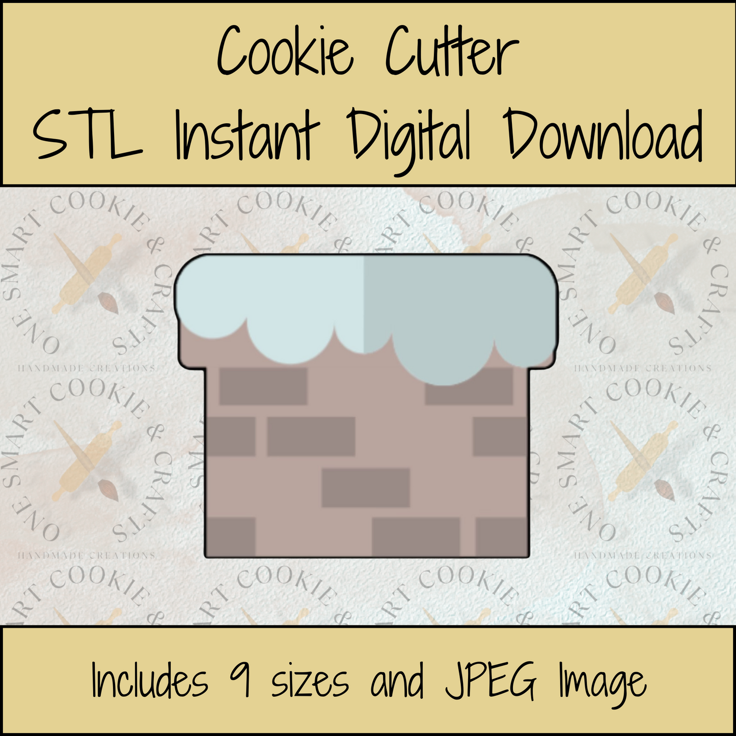 Chimney Cookie Cutter STL File