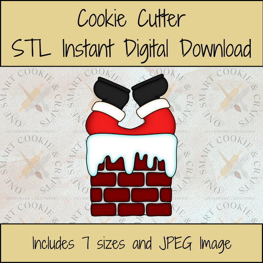 Santa Cookie Cutter STL File