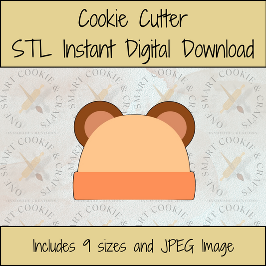 Beanie Cookie Cutter STL File