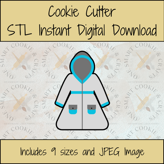 Jacket Cookie Cutter STL File