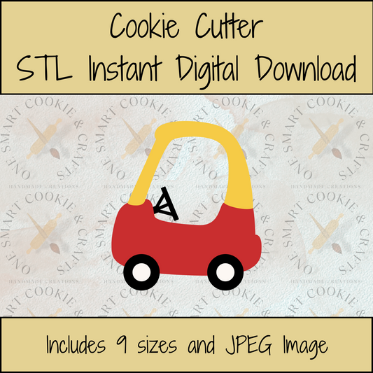 Toy Car Cookie Cutter STL File