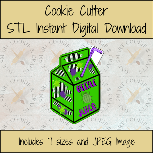 Juice Box Cookie Cutter STL File