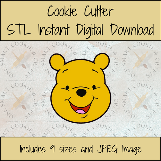 Bear Cookie Cutter STL File