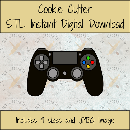 Video Game Cookie Cutter STL File