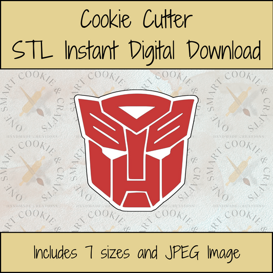 Robot Cookie Cutter STL File