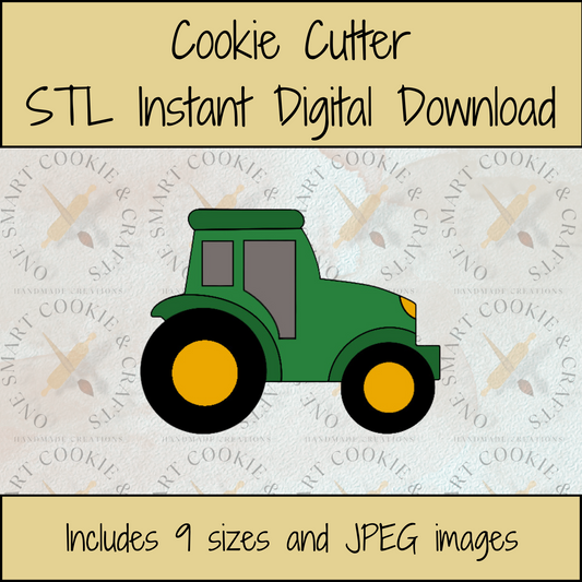 Tractor Cookie Cutter STL File