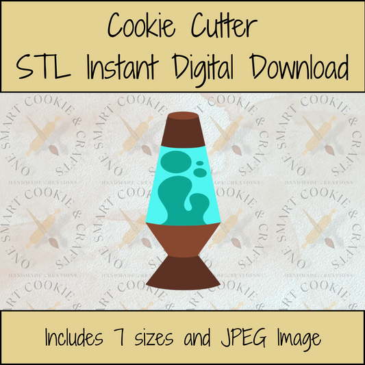 Lava Lamp Cookie Cutter STL File