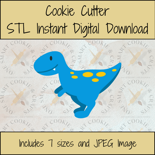 Dinosaur Cookie Cutter STL