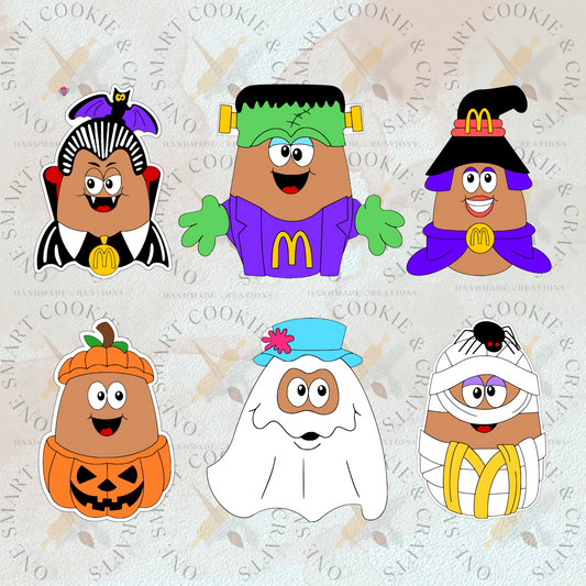 Halloween Nuggets Cookie Cutters