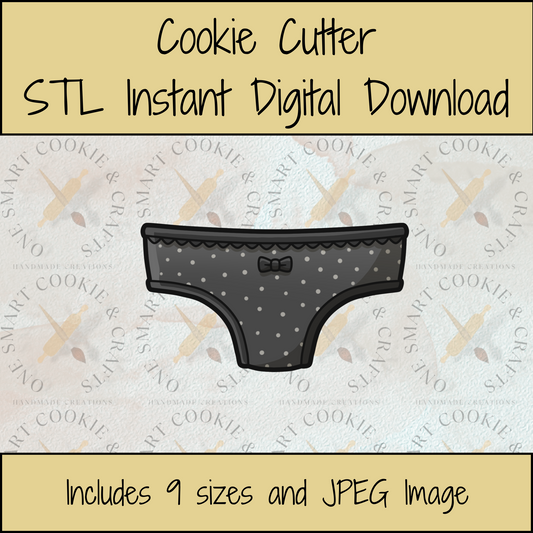 Underwear Cookie Cutter STL File