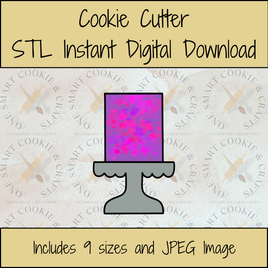 Cake Cookie Cutter STL File