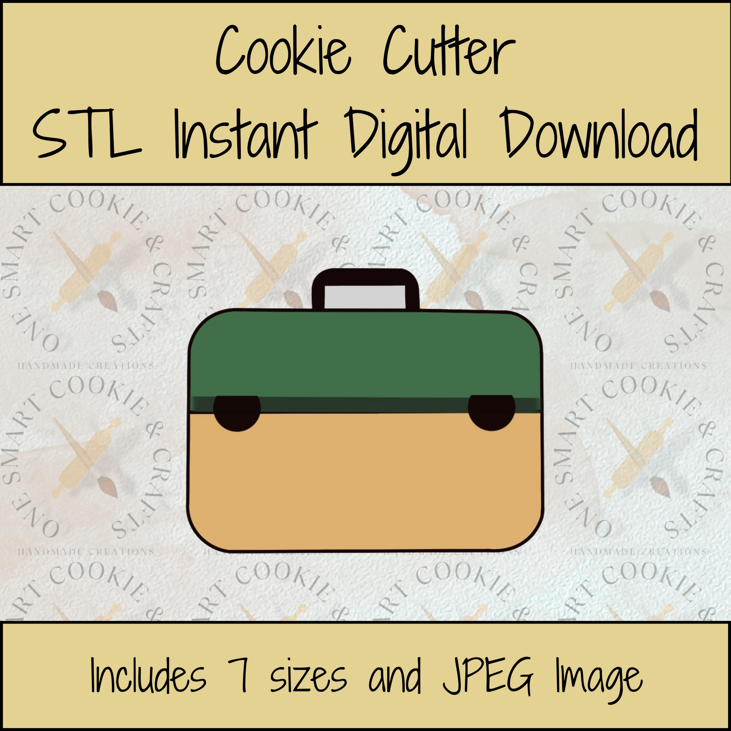 Tackle Box Cookie Cutter STL File