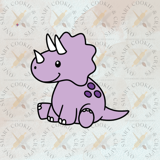 Cortador de galletas de pie de dinosaurio