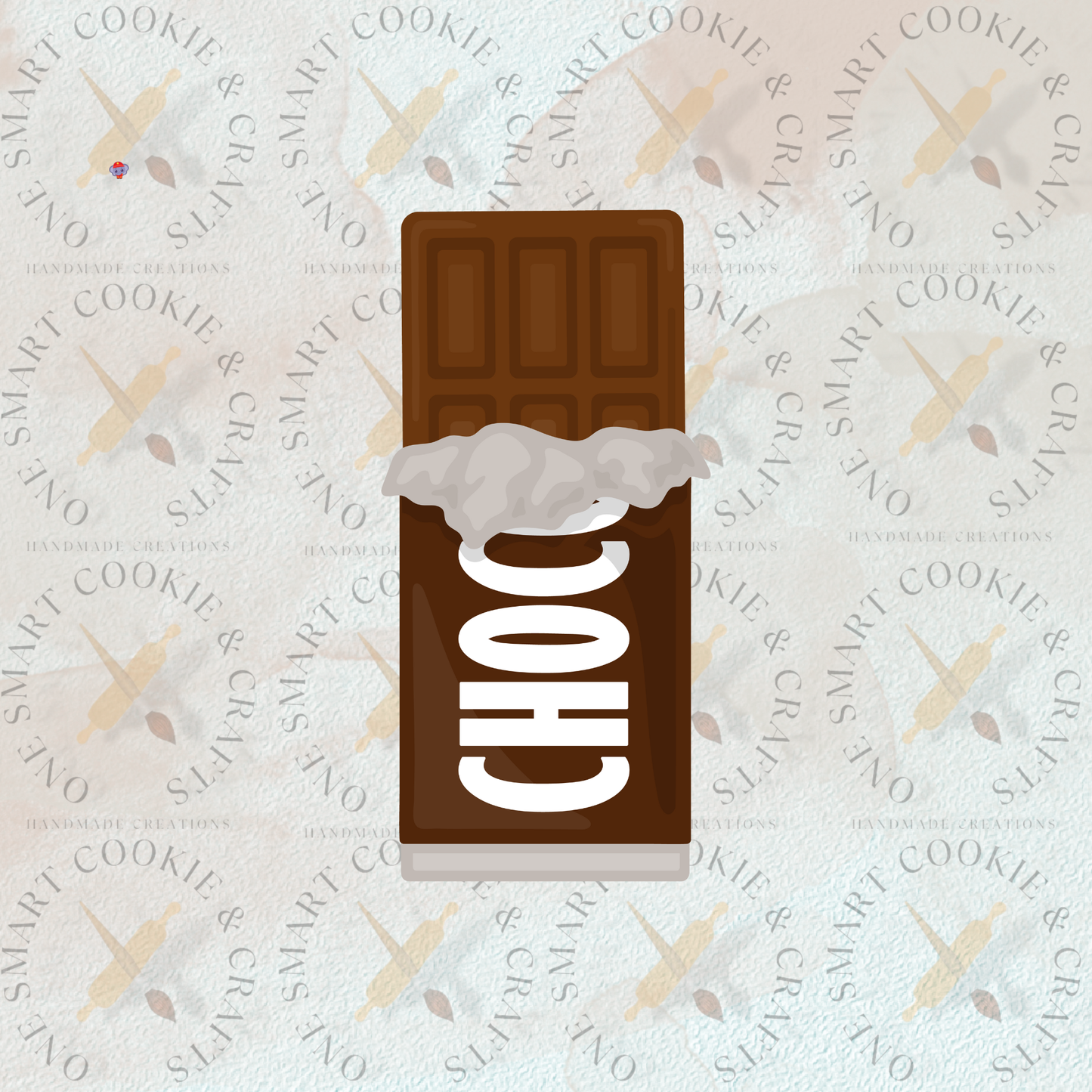 Cortador de galletas de beso de chocolate