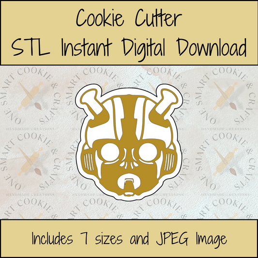 Robot Cookie Cutter STL File