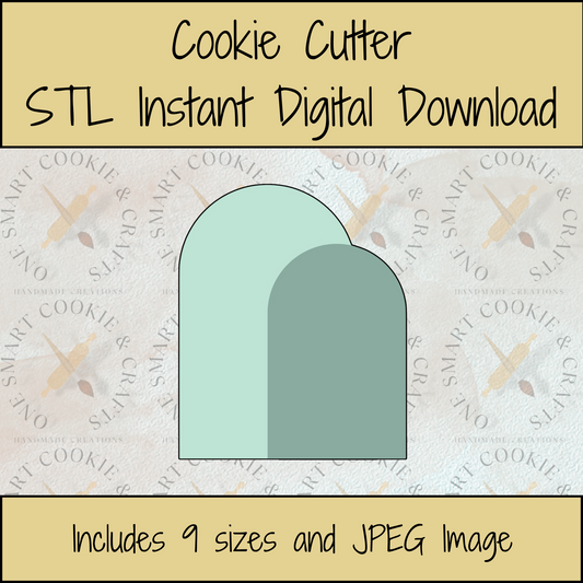 Double Arch Cookie Cutter STL File