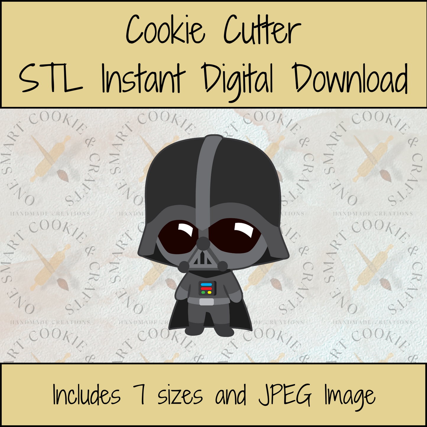 Space Villain Cookie Cutter STL File