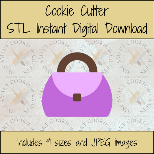 Purse Cookie Cutter STL File