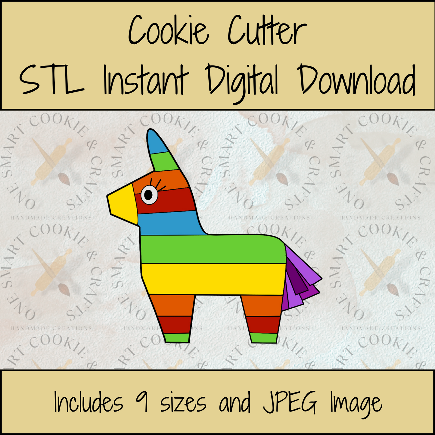 Piñata Cookie Cutter STL File