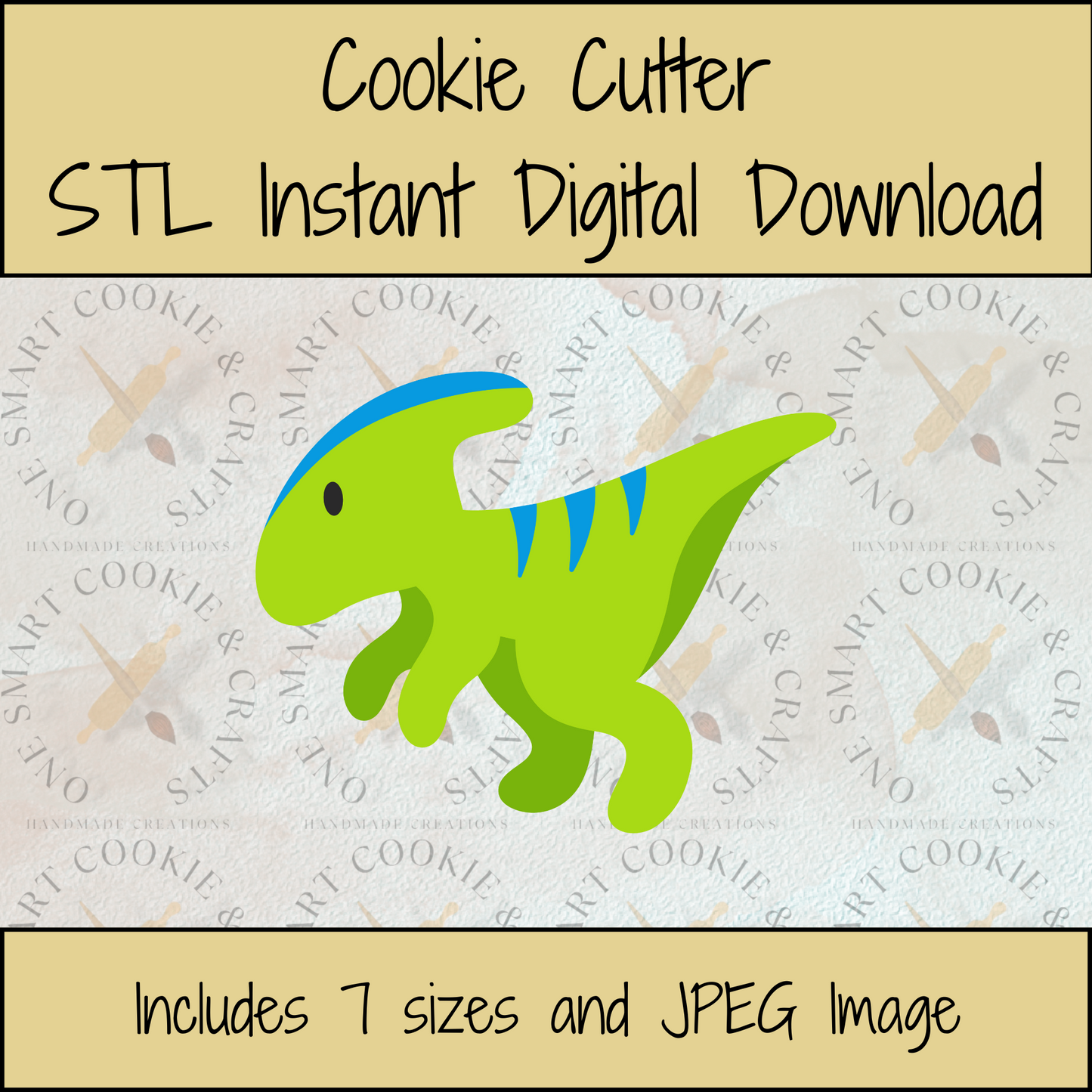 Dinosaur Cookie Cutter STL