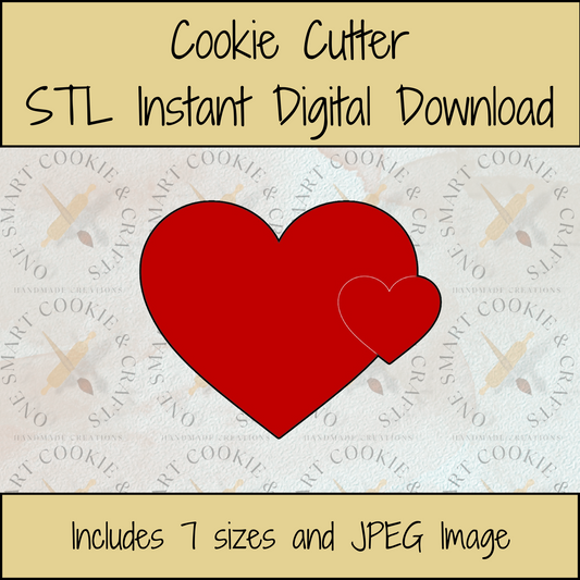 Heart Cookie Cutter STL File