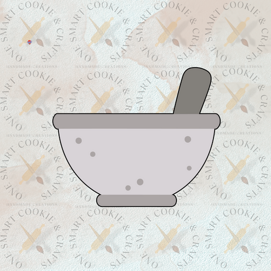 Mortar and Pestle Cookie Cutter