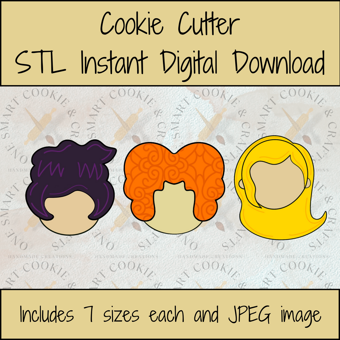 Witch Cookie Cutter STL File