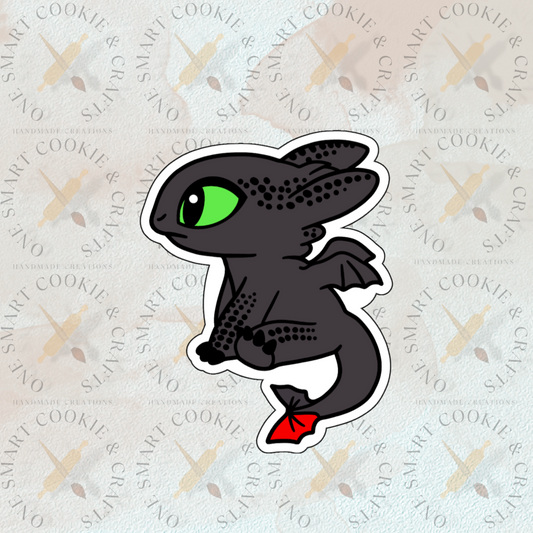 Black Dragon Cookie Cutter
