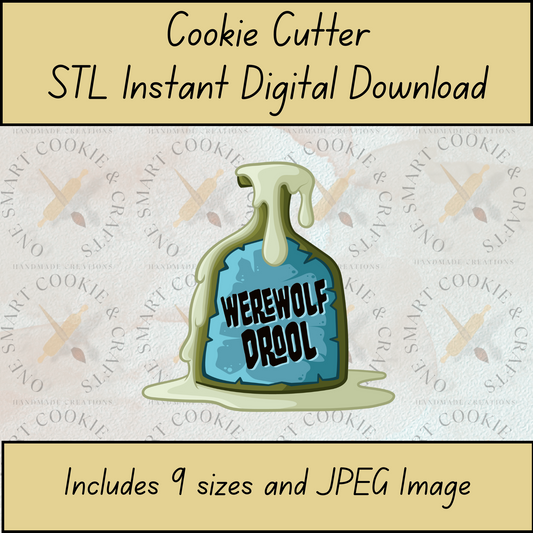Potion Cookie Cutter STL File