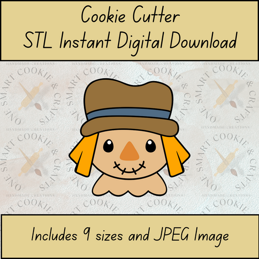 Scarecrow Cookie Cutter STL File