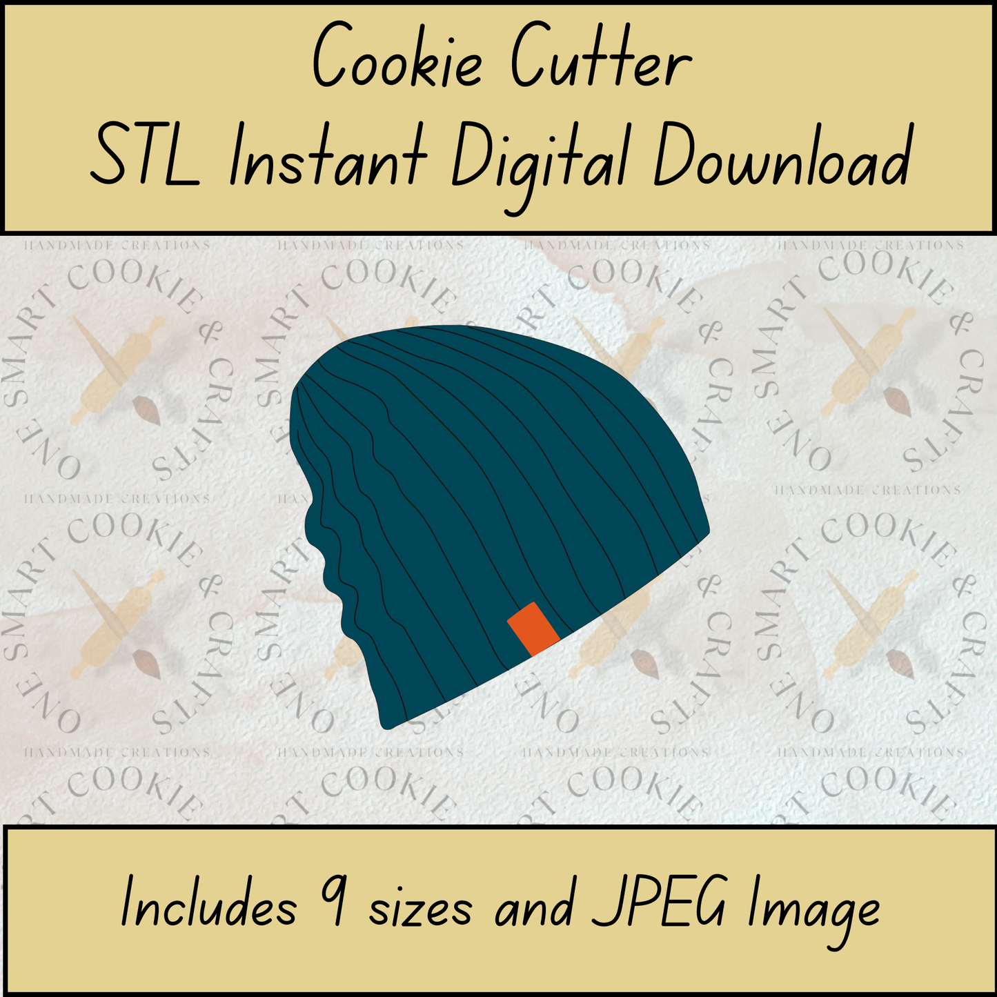 Beanie Cookie Cutter STL File