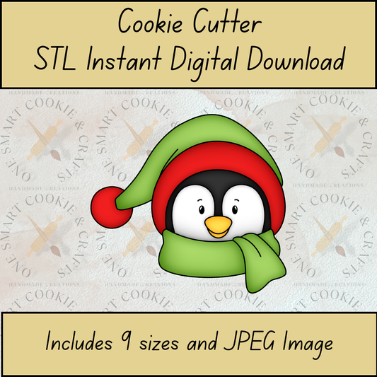 Penguin Cookie Cutter STL File