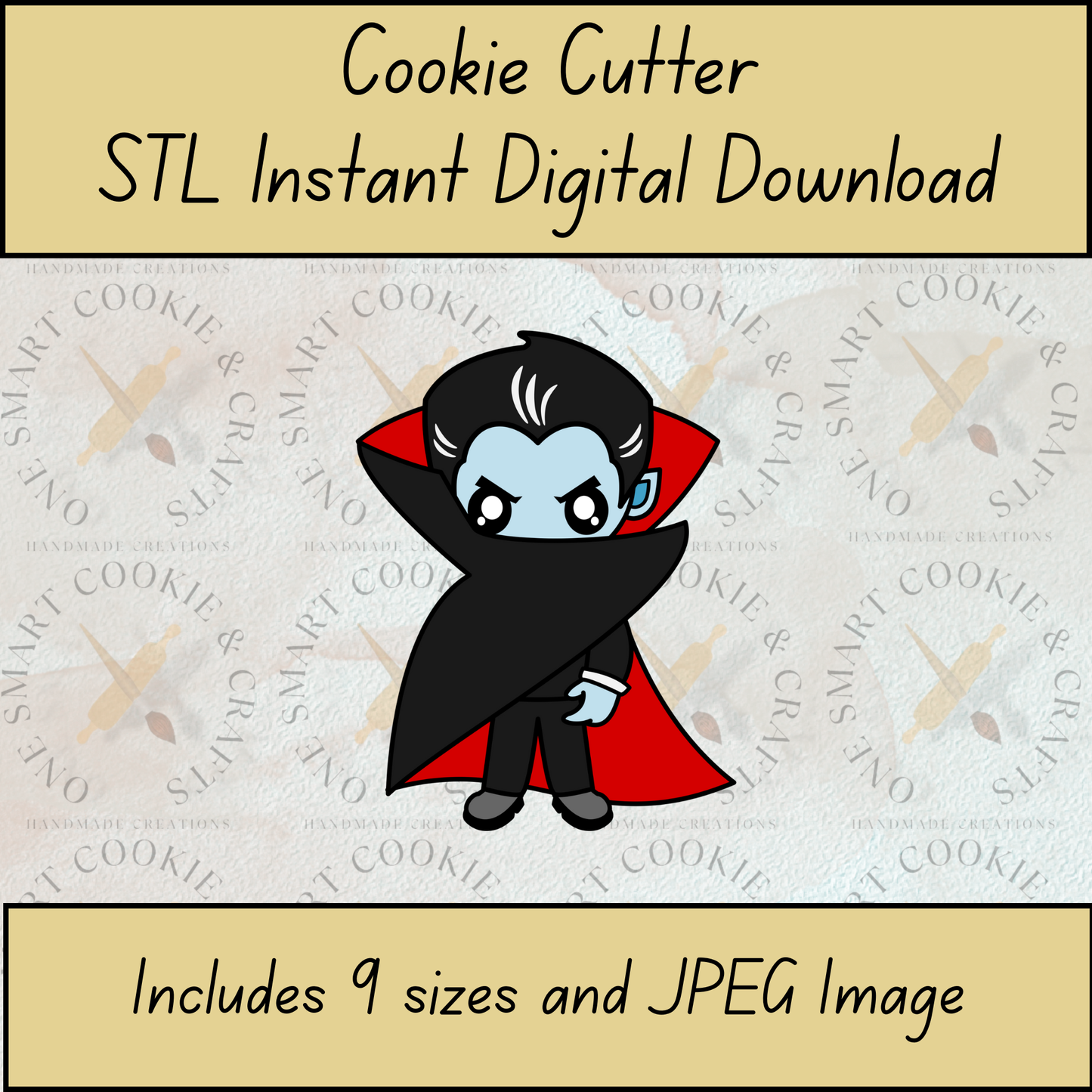 Cortador de galletas de dientes de vampiro