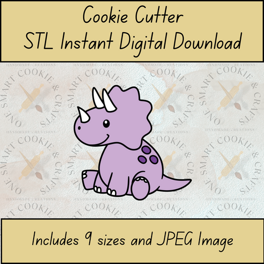 Dinosaur Cookie Cutter STL File