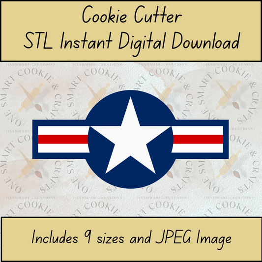 Military Insignia Cookie Cutter STL File