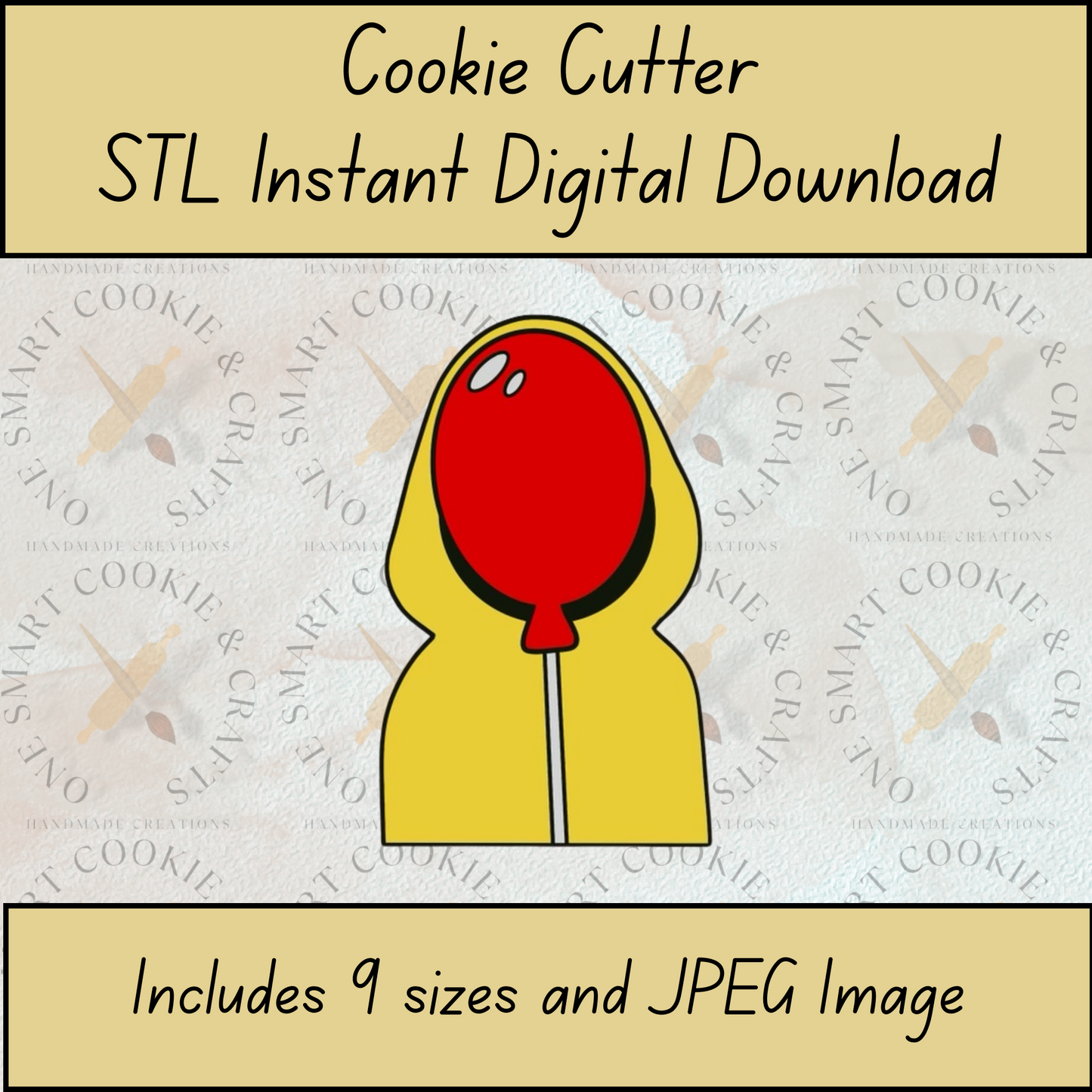 Spooky Kid Cookie Cutter STL File
