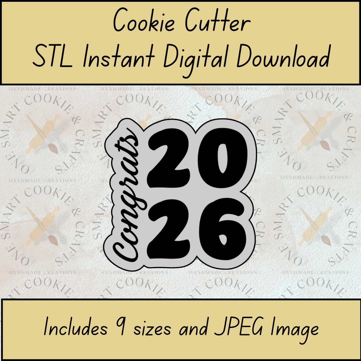 Cortador de galletas de graduación