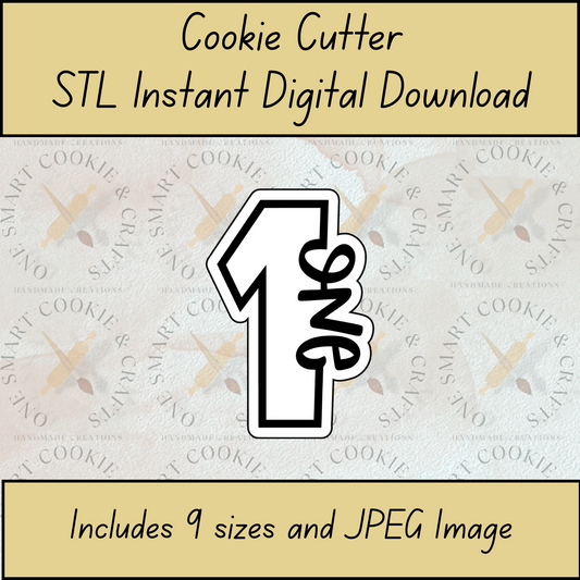 1 Cookie Cutter STL File