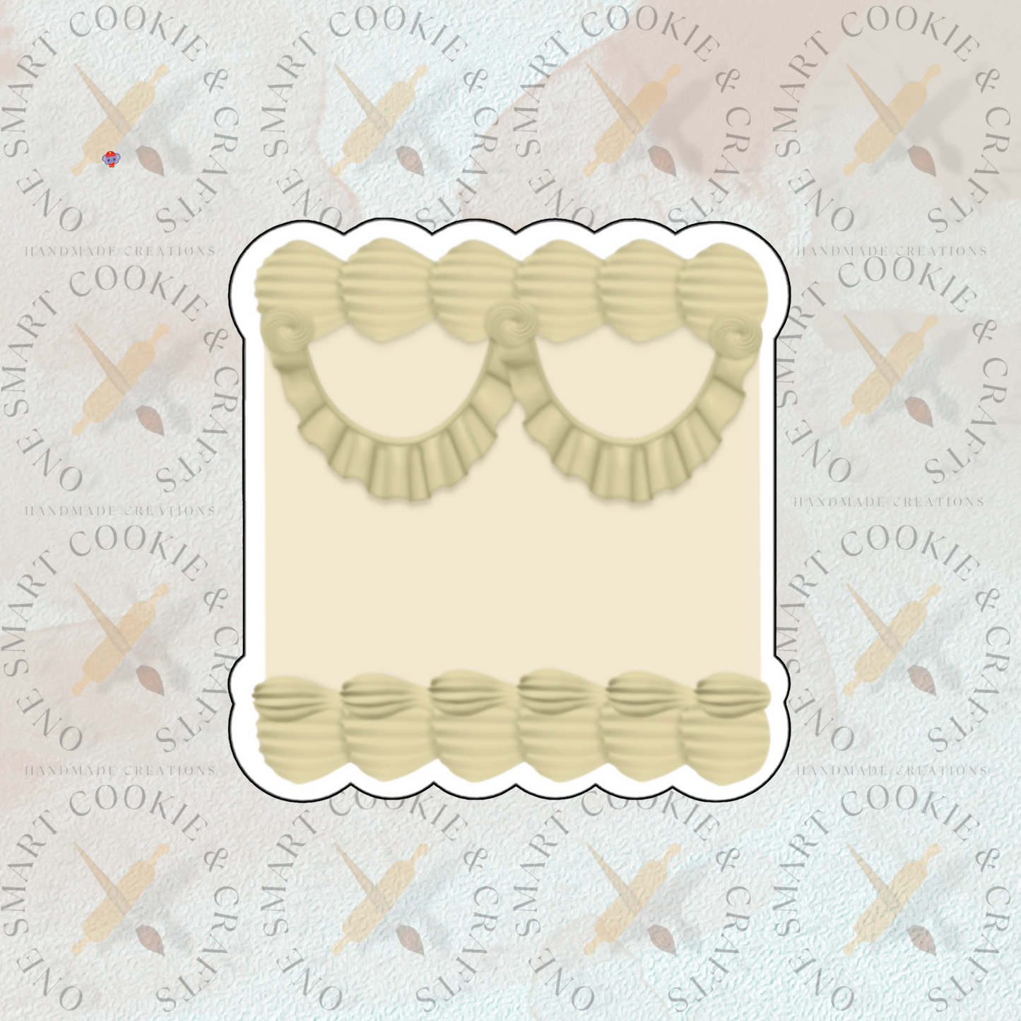 Fancy Cake Cookie Cutter