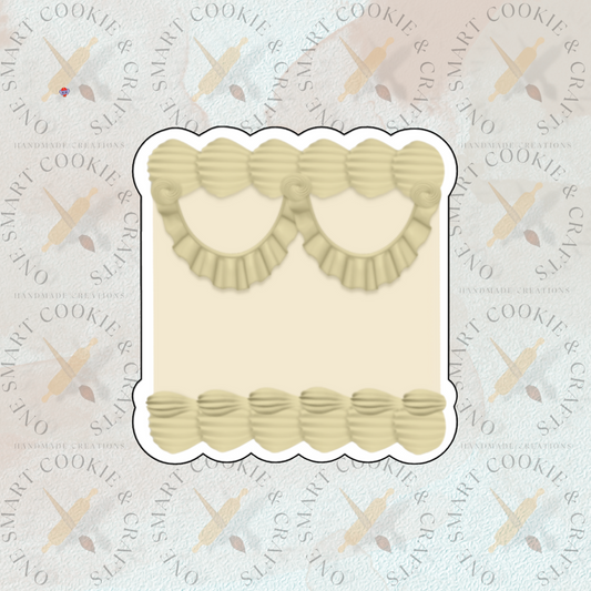 Fancy Cake Cookie Cutter