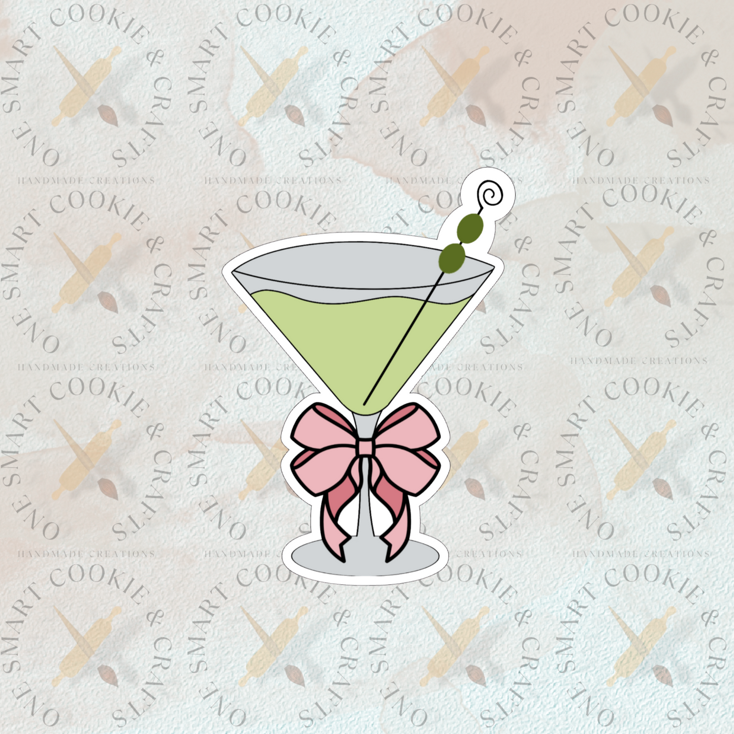 Martini Glass Cookie Cutter