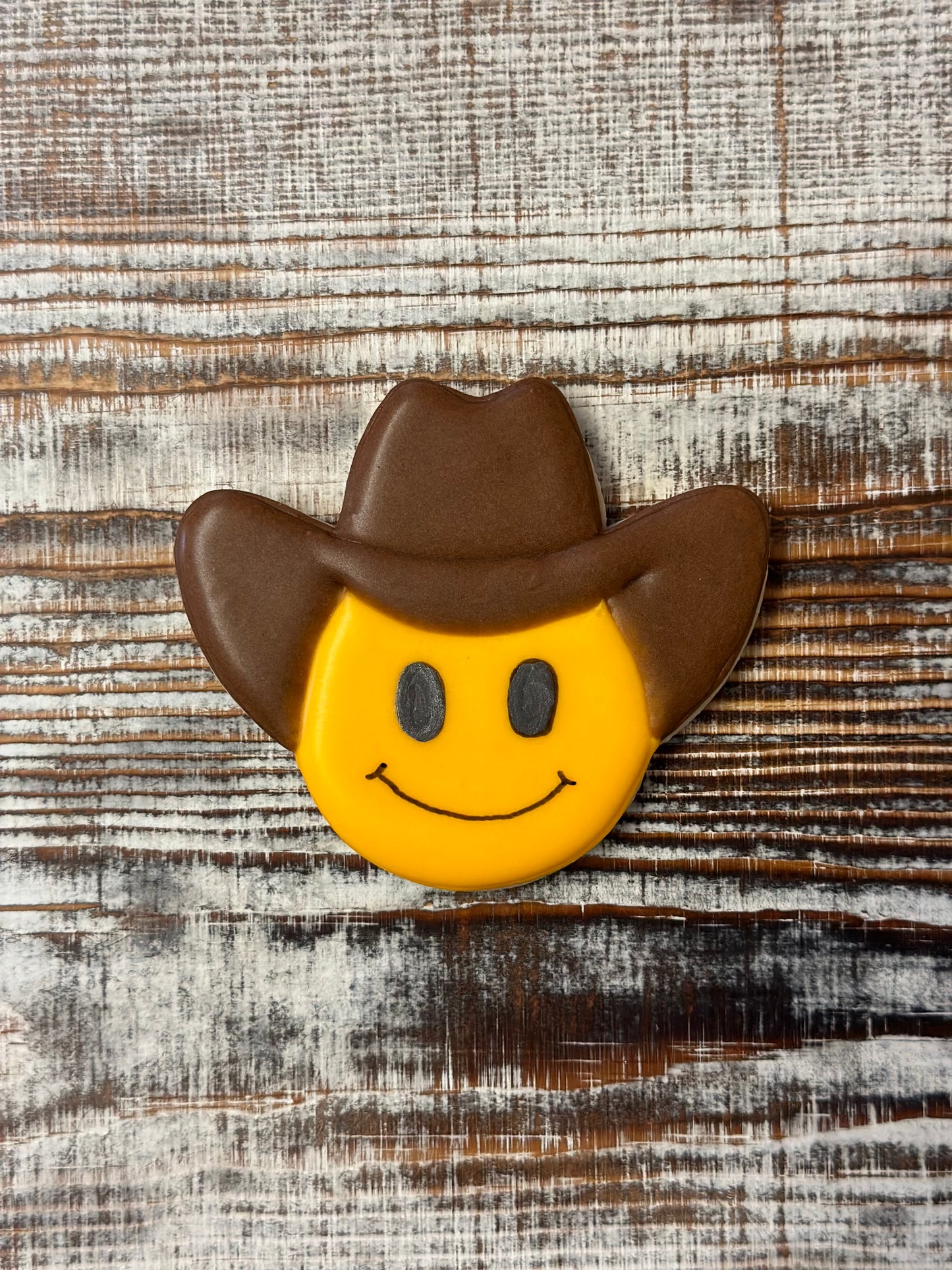 Cowboy Smiley Face Cookie Cutter STL File