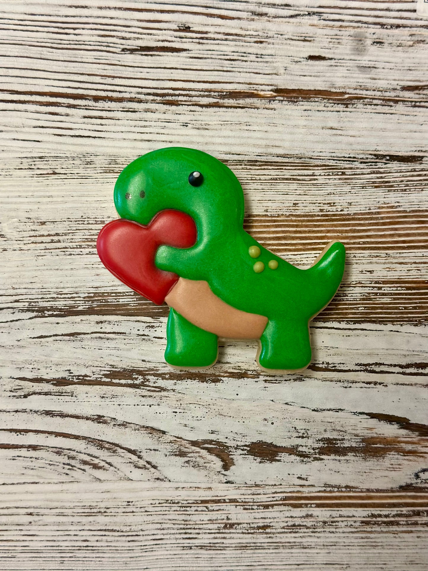 Dinosaur Heart Cookie Cutter STL