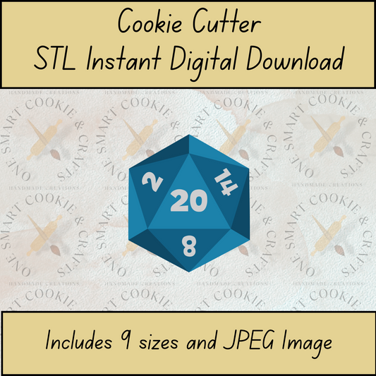 Dice Cookie Cutter STL File