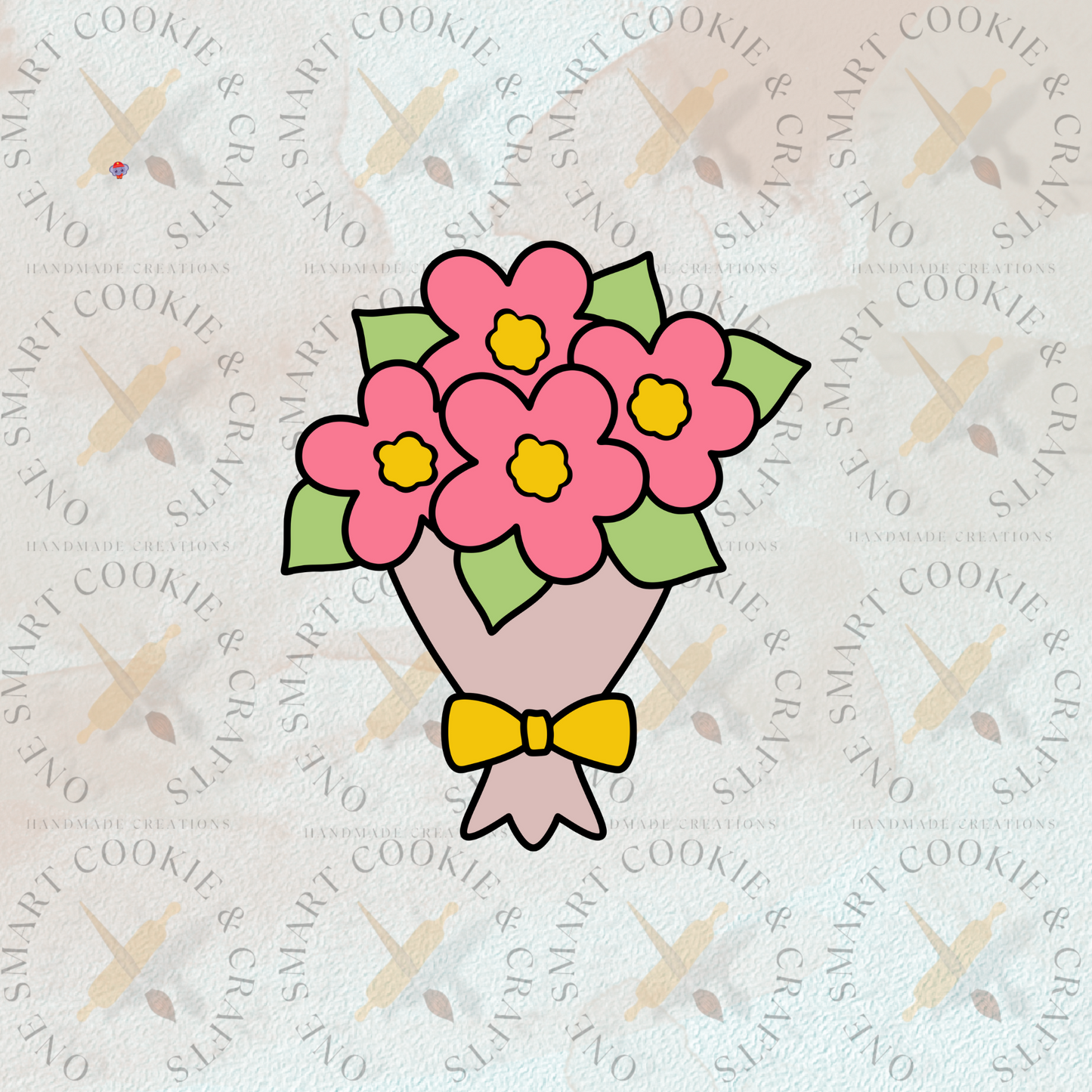 Flower Bouquet Cookie Cutter