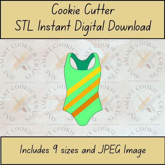 Swimsuit Cookie Cutter STL File
